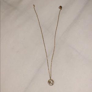 Purelei World Map Necklace